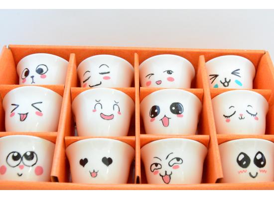 Arabian Coffee Cups Handmade painted |Set of 12